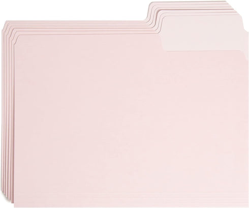 U Brands File Folders Set - Office Supplies with Super Tabs, FSC Certified, 48 Count