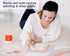 Zibra Square Paint Brush, 1-inch, for Painting Murals, Details, Narrow Trim & Windows, Artist Brush
