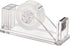 Transparent Acrylic Tape Dispenser, Non-Skid Tape Cutter Holder for Standard Tape Rolls, Clear Tapes, Desktop Tape