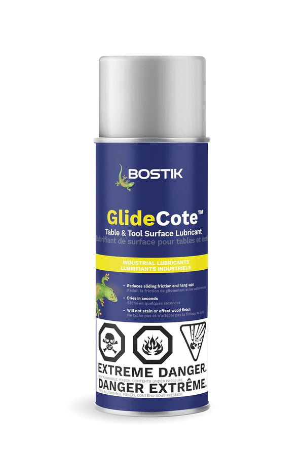 Bostik GlideCote 10.75 oz Aerosol Lubricant - Woodworking Tool & Table Surface Lubricant,