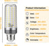 E26 LED Bulb,20W LED Corn Light Bulb 180W Equivalent 6000K Daylight White 2000LM Non-dimmable Flicker Free Ceiling Fan LED Corn Bulb for Indoor Outdoor Home Garage, 3-Pack (Daylight White) by Aolang