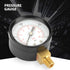 Manometer Pressure Gauge NPT Circular Dial for Industrial Tools, Easy Install Industrial Hardware