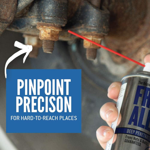 11 oz Free All Rust Eater Deep Penetrating Oil, Aerosol Loosens Rusted Bolts, Nuts, Pipe Connections & Locks