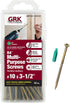 GRK 772691021397 #10 x 3-1/2" R4 Multi-Purpose Screws, Gold, 50 Count