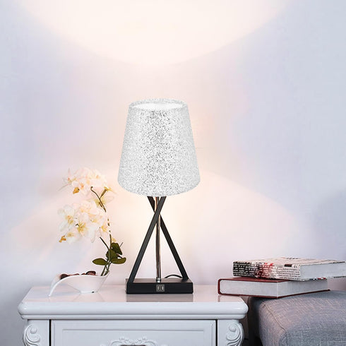 E27 LABRIMP Fabric Lampshade Lamp Shades Sequin Cloth Art Lampshade Floor Light Decorative Lamp Shade Cover Retro Floor