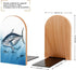 VstaDank 1 Bluefin Tuna Thunnus Bookends for Shelves Non Skid Book Stoppers Universal Economy Bookend Heavy Duty Wood