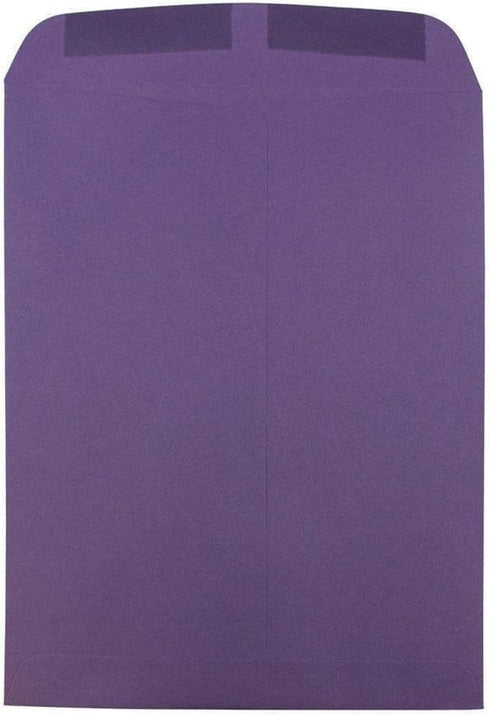 JAM PAPER Premium Envelopes - 9 x 12 Open End Catalog, Dark Purple, 25/Pack