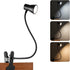 Eye-Caring Clip On Desk Lamp, 3 Color Modes & 10 Brightness LED