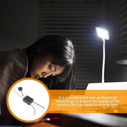 DOITOOL 2 Pcs USB Lamp Adapter, Table Light Charger Accessory, USB Charger Plastic Adaptor for Desk Lamp, 5v2