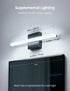 16Inch, 5 IP44 10W 880LM Combuh Modern Bathroom Light Fixtures Above Mirror Small Vanity Lighting Bar Color Adjustable