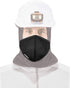 Ergodyne Women's 2-Layer Thermal Mouthpiece - Cotton Face Mask, Black, One Size