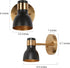 Modern Black Adjustable Wall Sconce - Versatile Lamp for Any Room