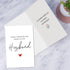 Obbyidk Pregnancy Announcement Card for Husband, Congratulation Dad to Be Card, Baby Announcement Cards Gifts, The Only