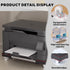 GCXNSKDQN cart1-Tier Under Desk Printer Mini Printer CartRolling Printer cart with Locking Casters for Under Desk