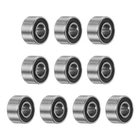 uxcell 10pcs MR52-2RS Miniature Deep Groove Ball Bearings, 2x5x2.5mm Rubber Sealed for TRX4 1/10 RC Cars