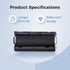 myCartridge 2 Pack PC501 Compatible Brother Fax Cartridge for Brother FAX 575 Printers