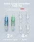 Four Candies Refillable White Out Correction Tape, 2PCS Cute White Out with 4 Extra Refills for School Office