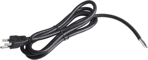 6Ft 14 Gauge 3 Prong Heavy Duty Universal AC Appliance Replacement Power Supply Cord Cable, Black