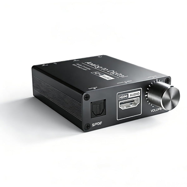 ZZHypGr Analog to TOSLINK Digital Optical Audio/HDMI Converter, with 3.5mm AUX Jack Toslink