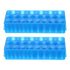 PATIKIL 26 Wells Tube Rack, 2 Pcs Vial Rack for Microcentrifuge Tubes 0.2/0.5/1.5/2/5ml, Blue