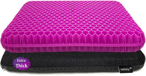 Helishy Gel Seat Cushion, Office Seat Cushion Chair Pads for Office Home Car