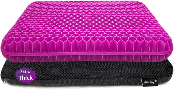 Helishy Gel Seat Cushion, Office Seat Cushion Chair Pads for Office Home Car