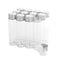 20ml Glass Vials with Screw Caps and Plastic Stoppers, Leak-Proof Small Clear Liquid Sample Vial, 12PCS