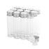 20ml Glass Vials with Screw Caps and Plastic Stoppers, Leak-Proof Small Clear Liquid Sample Vial, 12PCS