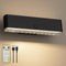 MOITA Magnetic Wireless Battery Operated Wall Sconce, Rechargeable Remote Control & Touch