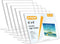 MaxGear 4X6 inches Slant Back Acrylic Sign Holders, Clear Plastic Display Stand for Office, Home, Store, Restaurant, 6