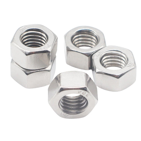 Kuprowin Metric M4 Hex Nuts, M4-0.7mm Stainless Steel Standard Metric Coarse Thread Hardware