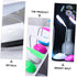 Foldable White Plastic Table Lamp, Battery Powered LED Desk Lamp for Reading