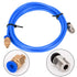 Aokin 2 PTFE Bowden Tubing (1.5m/Each Blue) - for 1.75mm Filament with 4 Pcs PC4-M6 & PC4-M10 Fittings for 3D Printers
