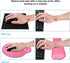 Keyboard Wrist Rest Pad and Mouse Pad Set, Memory Foam for Comfortable Typing & Wrist Pain Relief, Rose Pink