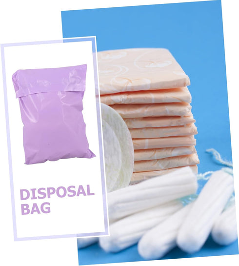 300pcs Packaging VALICLUD Menstrual Disposal Bags for Girls Self-sealing Pouches Thickened Trash Bags for Feminine