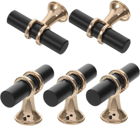 TEHAUX Stylish 10pcs Cabinet Door Handles Zinc Alloy Knobs Pulls Versatile for