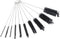 CCINEE 10pcs Pipe Cleaner Brush, Natural & Synthetic Bristles for Cleaning Bottles, Tubes, Jars, and Narrow Containers