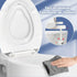 WAAYAA Elongated Toilet Seat with Toddler Seat Built In Soft Close, Slow Close Family Toilet Seat with Potty Training