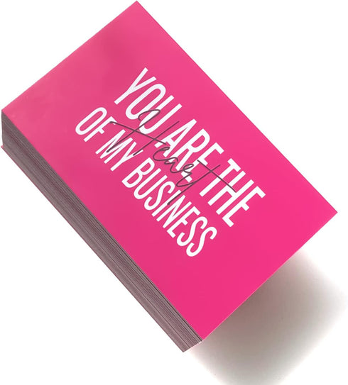 RXBC2011 Package Pack 100 (100 Thank you Cards you are the Heart of my business Cards Insert for online business