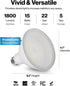 Sunco Lighting 2 Pack, 1800 Lumens Outdoor LED Flood Light, Waterproof PAR38, Dimmable, 15W=150W, 5000K