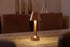 Dimmable Auraglow Copper Aluminium Rechargeable Remote-Controlled Colour Changing LED Table Lamp - Perfect for Bedside