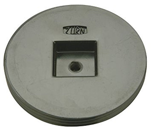 Zurn CO2490-A35 Countersunk Cleanout Plug, 3.5 Inch IP ABS Plug, Grey