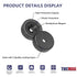 Neodymium Round Black Base Cup Magnets 40 lbs Pulling Force 0.98"(25mm) Pack of 10 with Countersunk Hole, Mounting