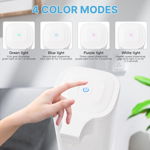 550ml, 8.9x2.9x10.3cm Touchless Alcohol Spray Dispenser, Infrared Induction Sprayer, Automatic Hand Sanitizer, White