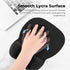 EooCoo Ergonomic Mouse Pad with Wrist Support, Memory Foam Wrist Rest, Non-Slip Base, 9.64 x 8.26 in