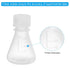 PATIKIL 12 Pcs Erlenmeyer Flask, 25ml Narrow Mouth Graduated Flasks with Screw Cap for Lab Chemistry Study