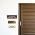 Standard AUTHORIZED PERSONNEL ONLY Wall or Door Sign - Secure Access Control - Easy Installation - Black/Gold - Small