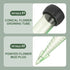 50Pcs jojofuny Transparent Flower Tubes for Fresh Flower Arrangements Hydroponic Nutrient Vials for Roses Carnations