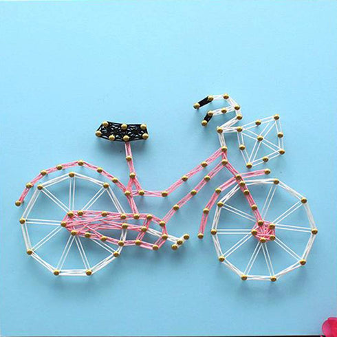 newlng 500pcs Tiny Round Head Nail Fasteners for String Art, 1 X 10mm/0.04"X0.4"(DXL), Gold Hand-Made Hardware