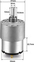 uxcell Mini Electric Motor 12V DC 107 RPM 8N.cm Gear Box